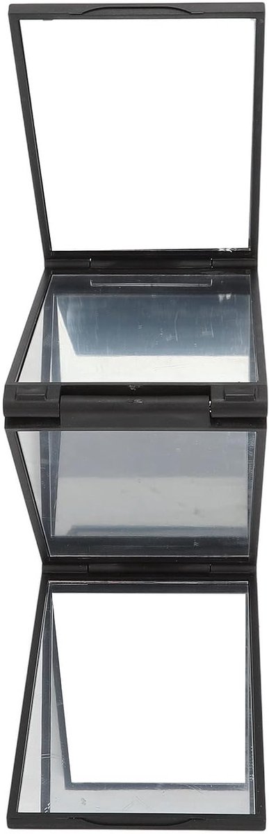 4-Weg Spiegel 360 Graden Handheld Vouwbare Make-up Spiegel voor Zelf Haar Knippen - Compacte en Verstelbare Make-up Spiegel voor Thuisgebruik en Reizen
