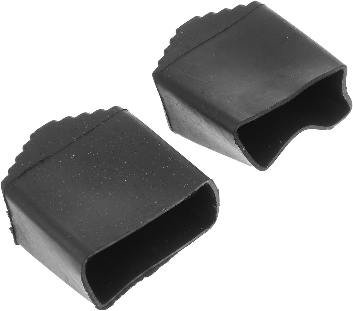 Laddervoet Beschermers - Antislip Verlengers - Vloer Beschermen - Verhoogde Stabiliteit - 2 Stuks - Zwart