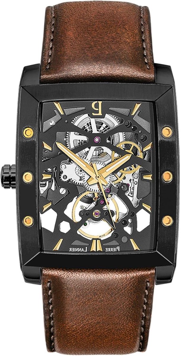 Heren Horloge - Analoog Horloge - Dagelijks Gebruik - Leren Band - N.v.t. - Bruin