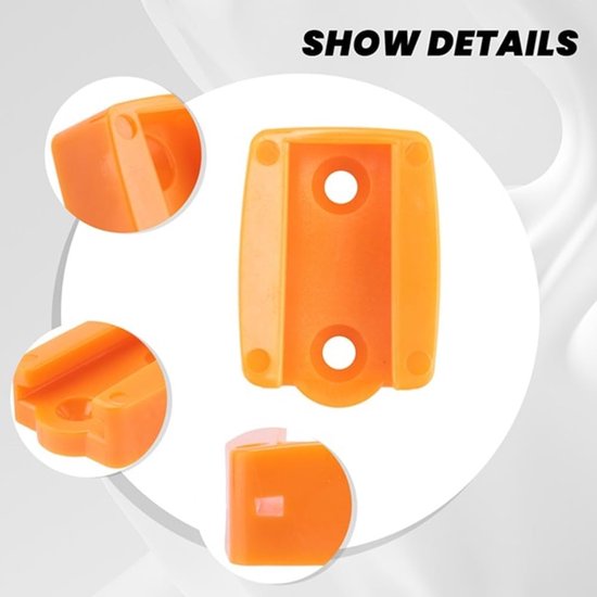 Sapcentrifuge Onderdelen - Reserveonderdelen Juicer - Sap Maken - Duurzaam Kunststof - 3 Stuks - Oranje — afbeelding 3