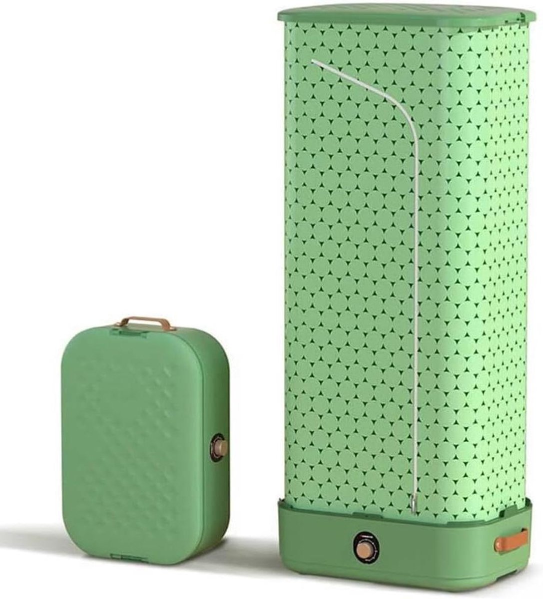 Elektrische Wasdroger Opvouwbaar Apparaat Snel Kleding Drogen Intelligente Timer 10 Kilogram Capaciteit Groen