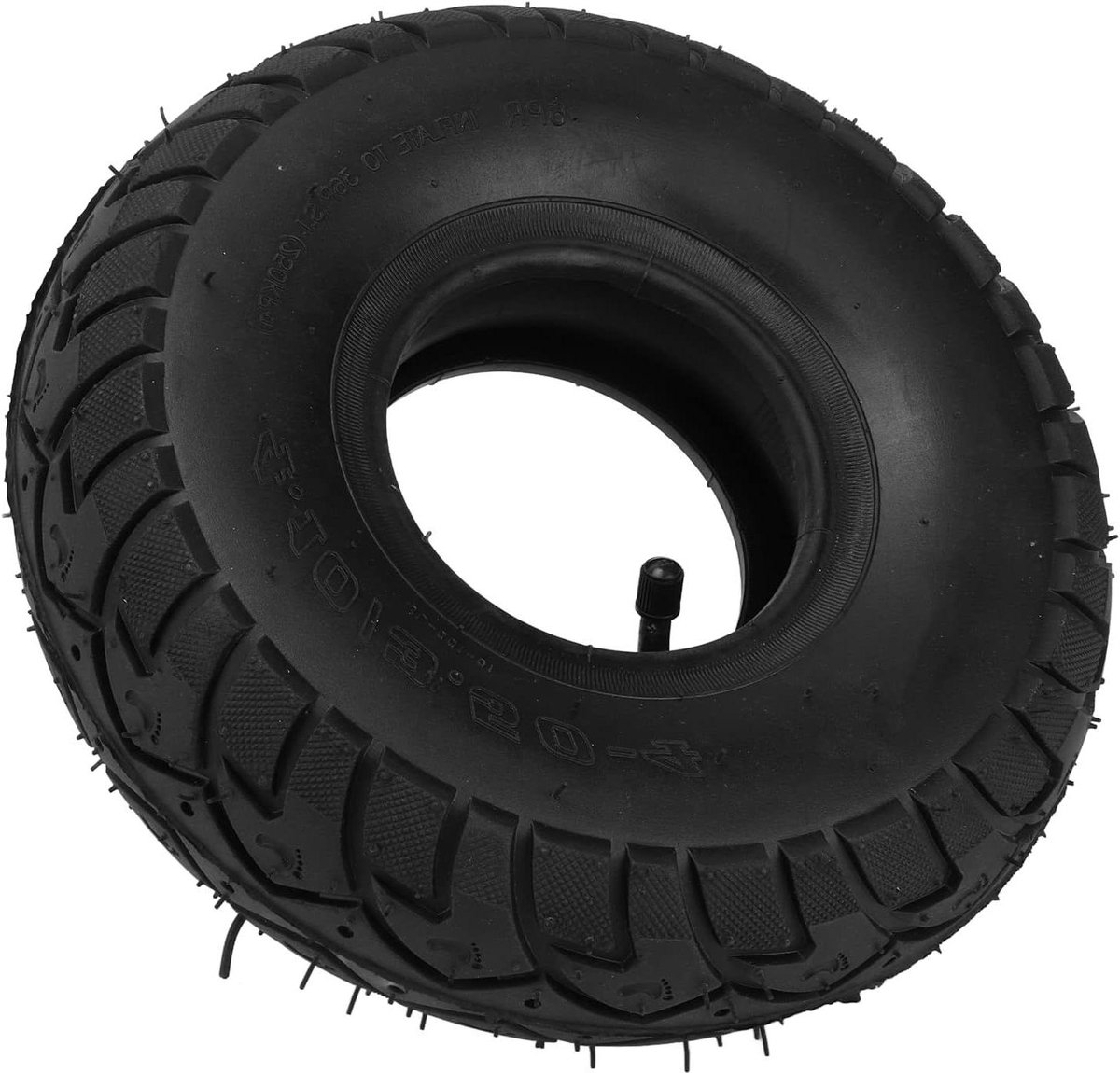 Banden en Binnenband - Luchtband Set - Materiaal Transport - Schokabsorberend Butylrubber - 10 Inch - Zwart