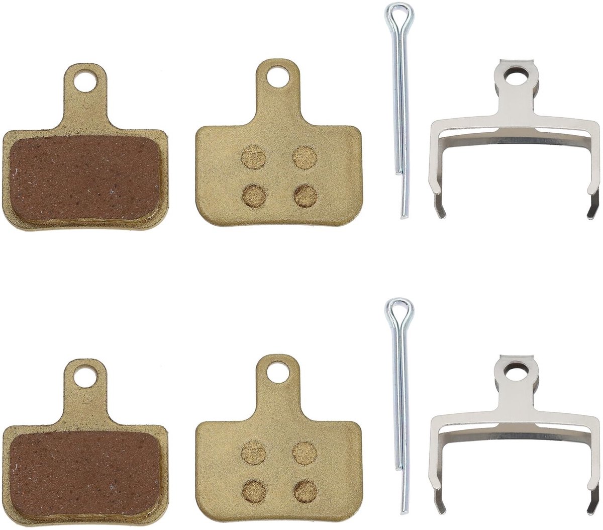 Dailygoody - Fiets schijfremblokken - Vervangingsset - Keramisch - Compatibel met Sram Level T - Voor optimale remprestaties - Geschikt voor Elix...