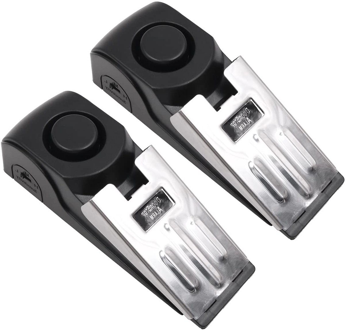 Dailygoody - Deurstopalarm - Draagbaar en Instelbaar - 120 dB - Antislip Rubber - Beveiligingsstopalarm - Geschikt voor Thuis en Hotel