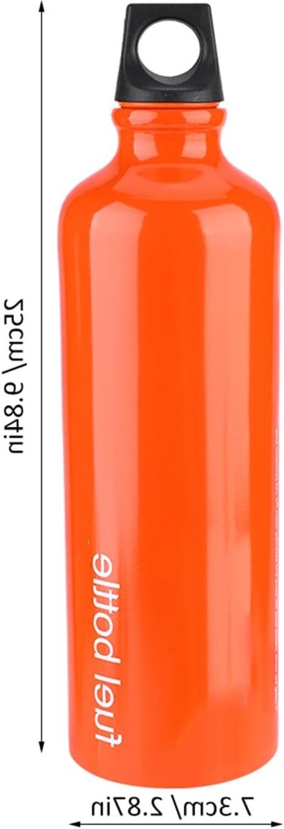 Draagbare Brandstofopslagfles voor Camping - 750ml Gasfles voor Buitenactiviteiten en Kamperen — afbeelding 4