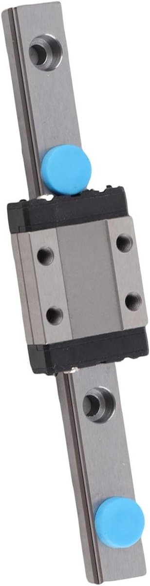 Lineaire Railgeleider voor Miniatuurtoepassingen, Geschikt voor 3D Printers en DIY Projecten, 100mm Sliding Guide met Wagenblok