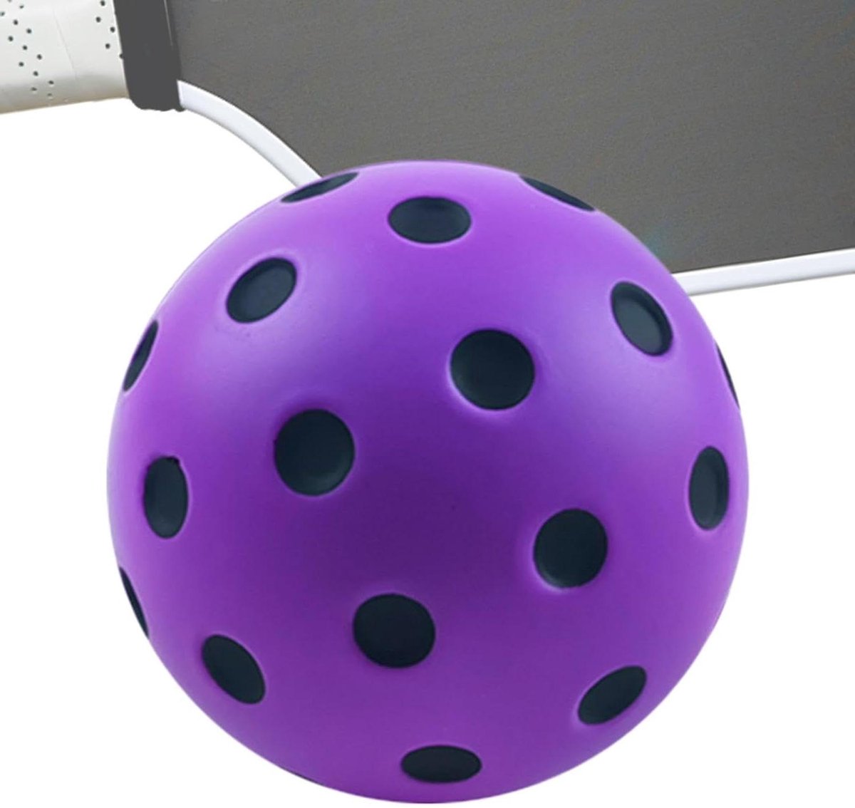 Foam Pickleball Ballen - Zachte trainingsbol oefenbal - Sporttraining - Geluidsreductie - 354 Inch - Paars
