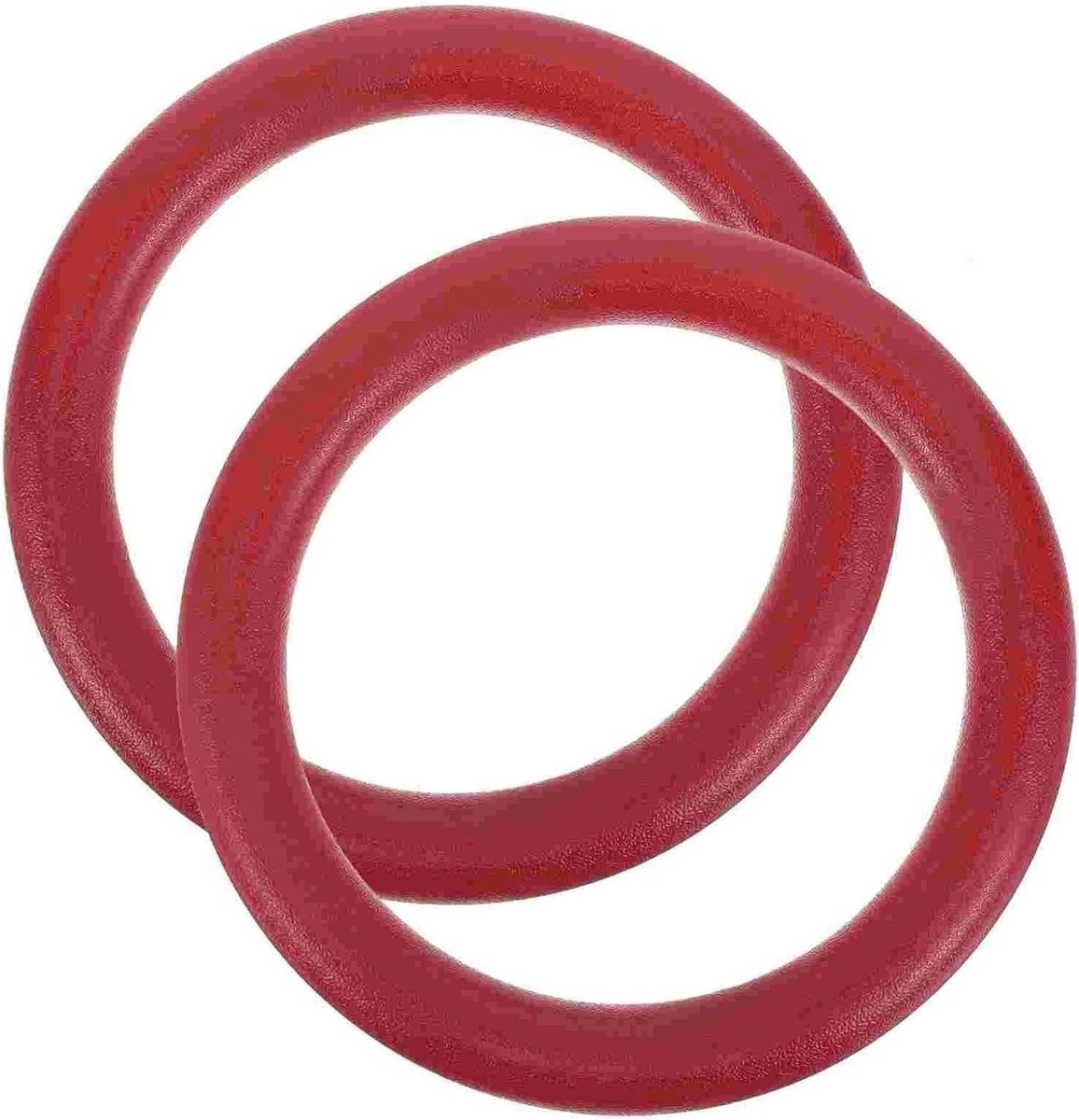 Gymnastiekringen - Oefenringen fitness - Kracht training - Draagbaar en stevig - 23 cm - Rood