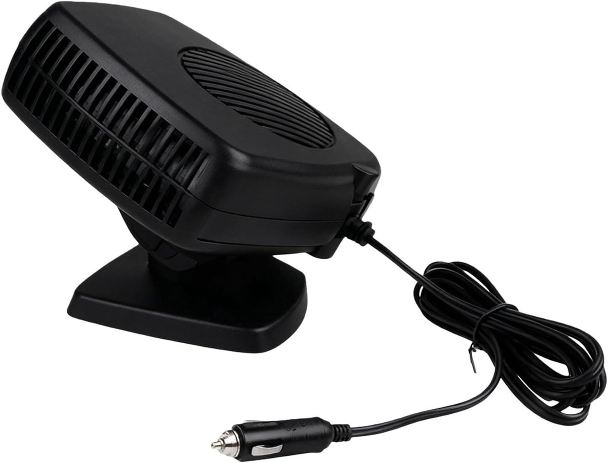 Autoverwarming - Auto kachel ontdooier - Voorruit ontdooien - 360 graden rotatie - 200 W - Zwart