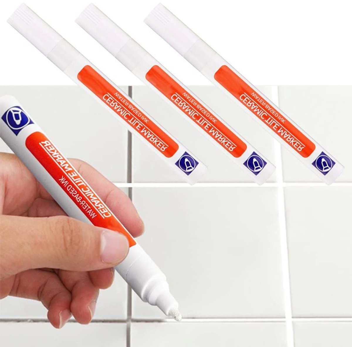 Grout Pen voor het Herstellen van Tegels, Waterdicht en Perfect voor Badkamer en Keuken
