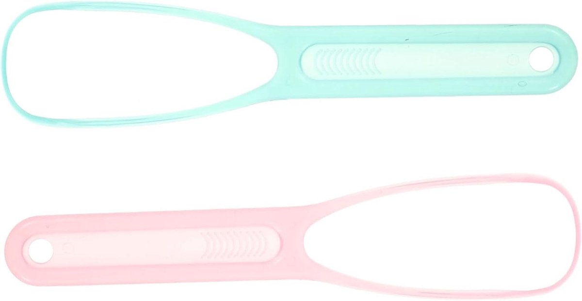 Tongschraper Metaal - Reinigers Mondhygiëne - Frisse Adem - Verwijdert Bacteriën - 16 cm - Assorti