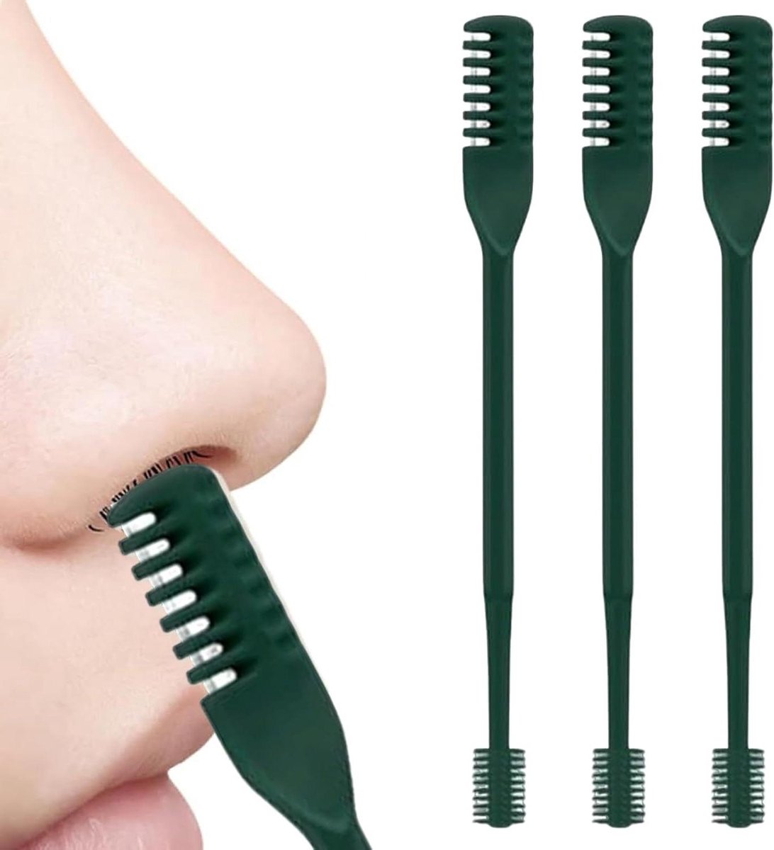 Neushaartrimmer Dubbele Kop - Gezichtshaartrimmer Onthaartool - Persoonlijke Verzorging - 360 Graden Draaibaar - 10.4 x 2.9 x 0.9 cm