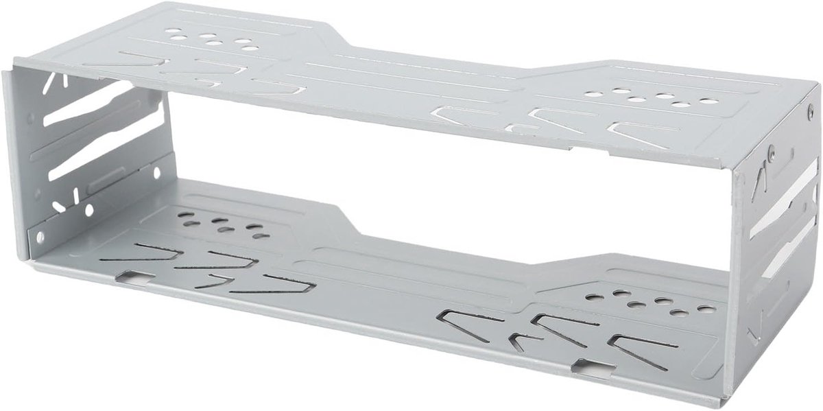 Universele 1DIN Stereo Installatiebeugel - Robuust Metalen Montageframe voor Enkele DIN Radio's, 181x52x68mm Afmetingen, Eenvoudige Installatie en Veilige Passvorm