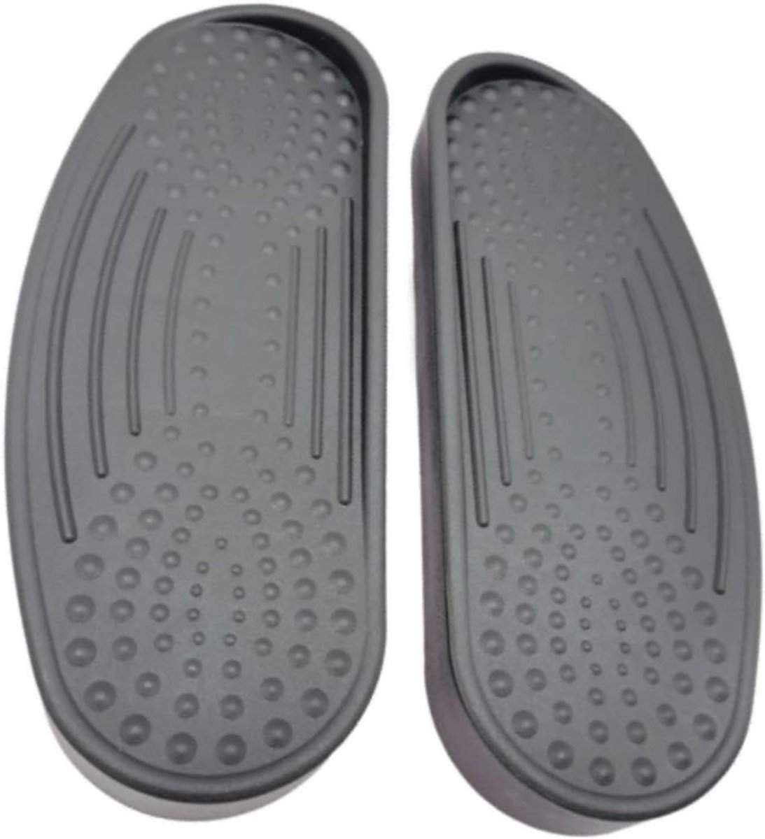 Vervangende Pedalen - Voetpedalen Crosstrainer - Fitness Thuis - Antislip Textuur - 35 x 15 x 10 cm - Zwart