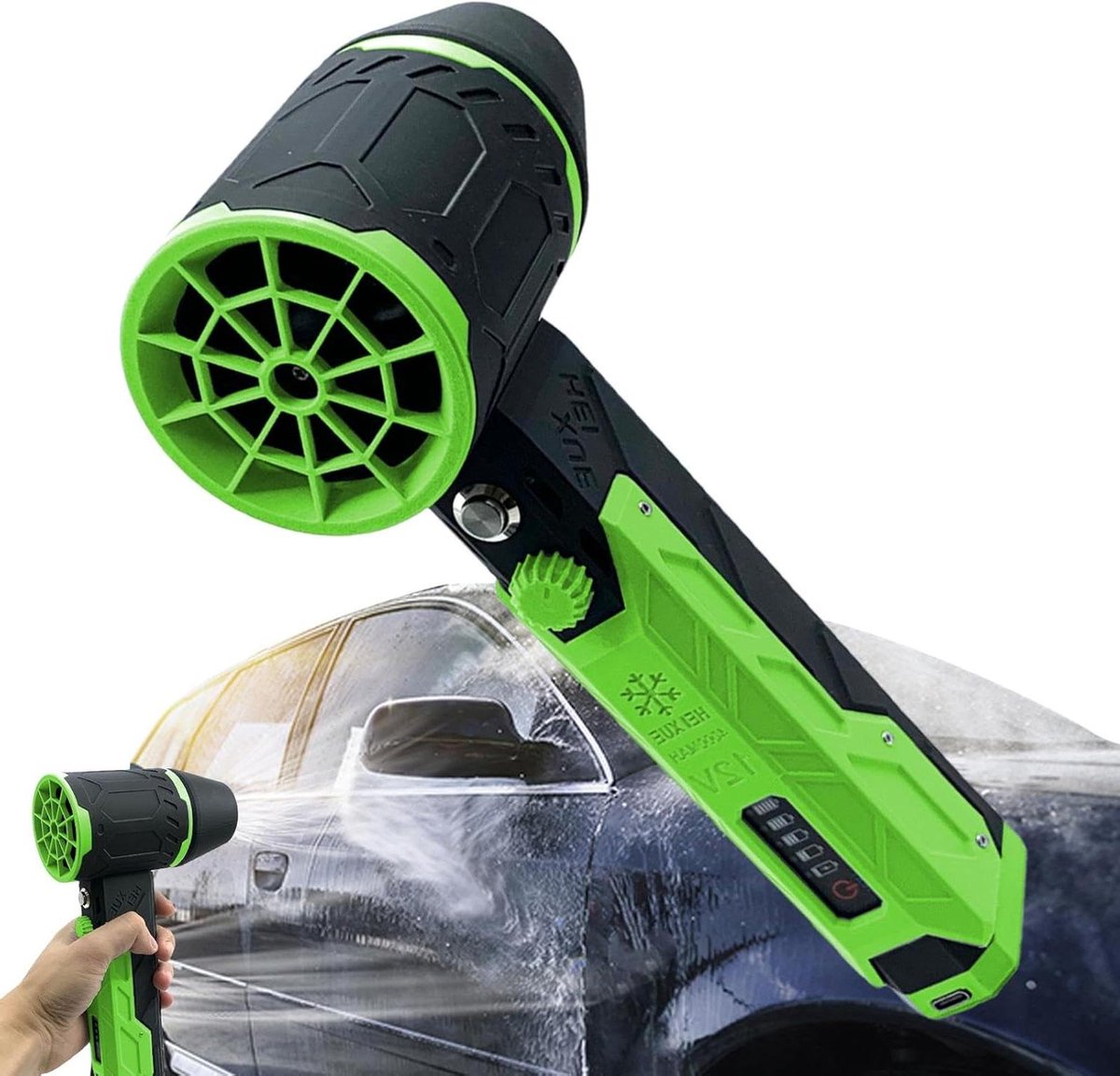 Elektrische Luchtblazer - Stofdoek Reiniger - Apparaten Schoonmaken - Traploze Snelheid - 4000mAh Batterij - Zwart