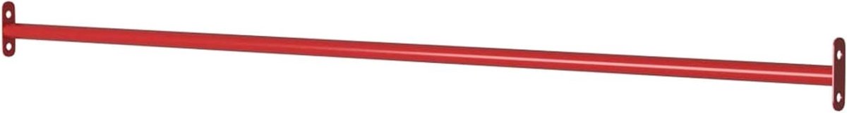 Gymnastiek Stang - Speelstang Oefenstang - Buiten Spelen - Roestbestendig Staal - 125 cm - Rood