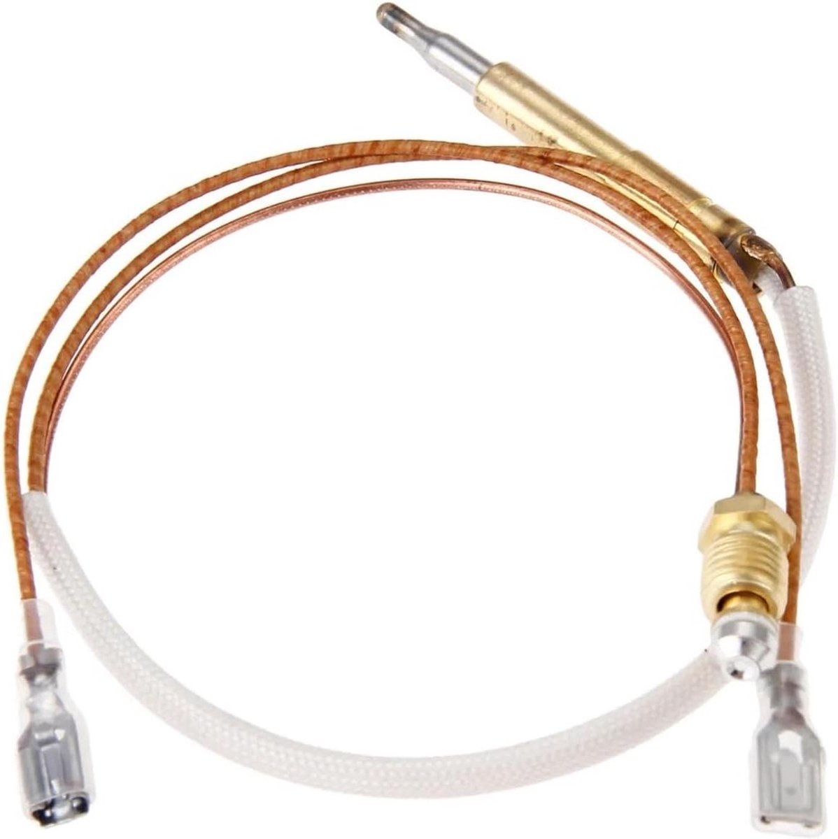 Gas Thermokoppel - Universeel Onderdeel - Apparaten Repareren - Eenvoudige Installatie - 350 mm - Zilver