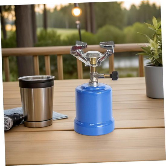 Draagbaar Kooktoestel - Kampeer Kachel - Outdoor Koken - Windbestendig Ontwerp - 400 Gram - Zilverkleurig van Draagbaar — afbeelding 5