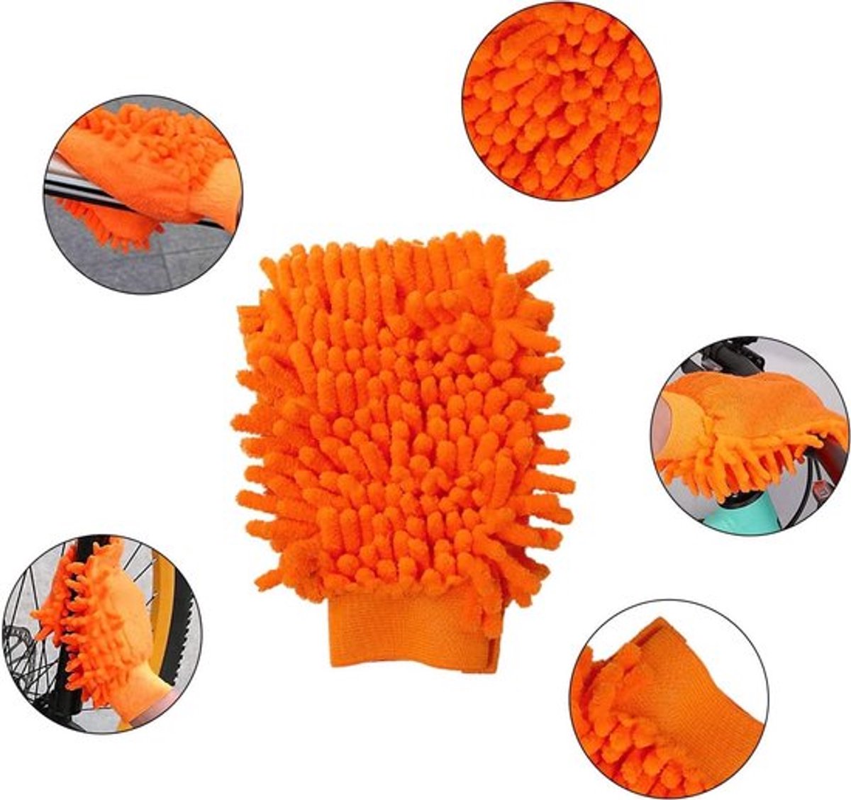Fiets Reinigingsborstel Set met Handschoenen - Bike Cleaning Tool - Fietsenreiniging.