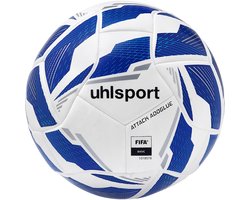 Top 10 beste voetballen voor training en wedstrijd 2026: Uhlsport Attack Addglue maat 5 wit-royal-blauw