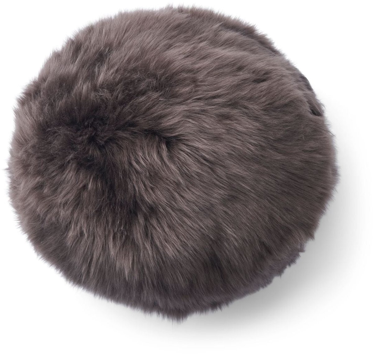 Sheepskin House - Angeliet Kussen - Rond - Langharige Schapenvacht - D30cm