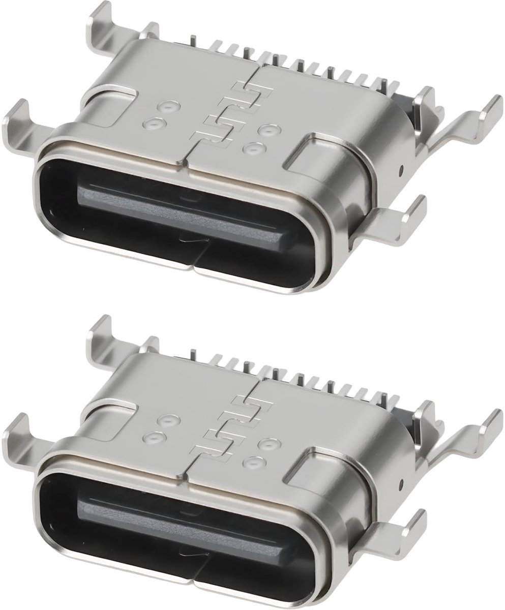 aladdien - USB Type C Oplaadpoort - 2x Connector voor Opladen - Geschikt voor Diverse Laptops - Perfect voor ASUS ZenBook Flip S 13 UX371E - Snelle ...