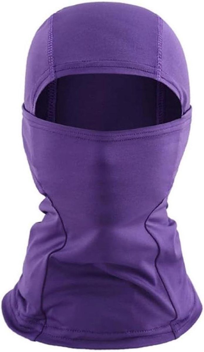 Gezichtsmasker - Nekwarmer Bandana - Outdoor Activiteiten - Ademend Materiaal - 21x35cm - Zwart