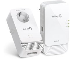 Powerline Kit - Netwerk Extender - Internet Verbinding - G.hn Standaard - 2 Stuks - Wit