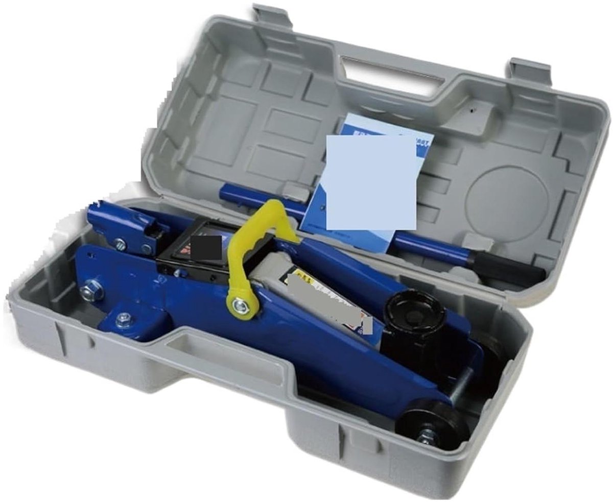 Hydraulische Krik - Autokrik Vloer - Voertuigen Hefen - Handmatige Hydraulische Bediening - 2 Ton - Zwart