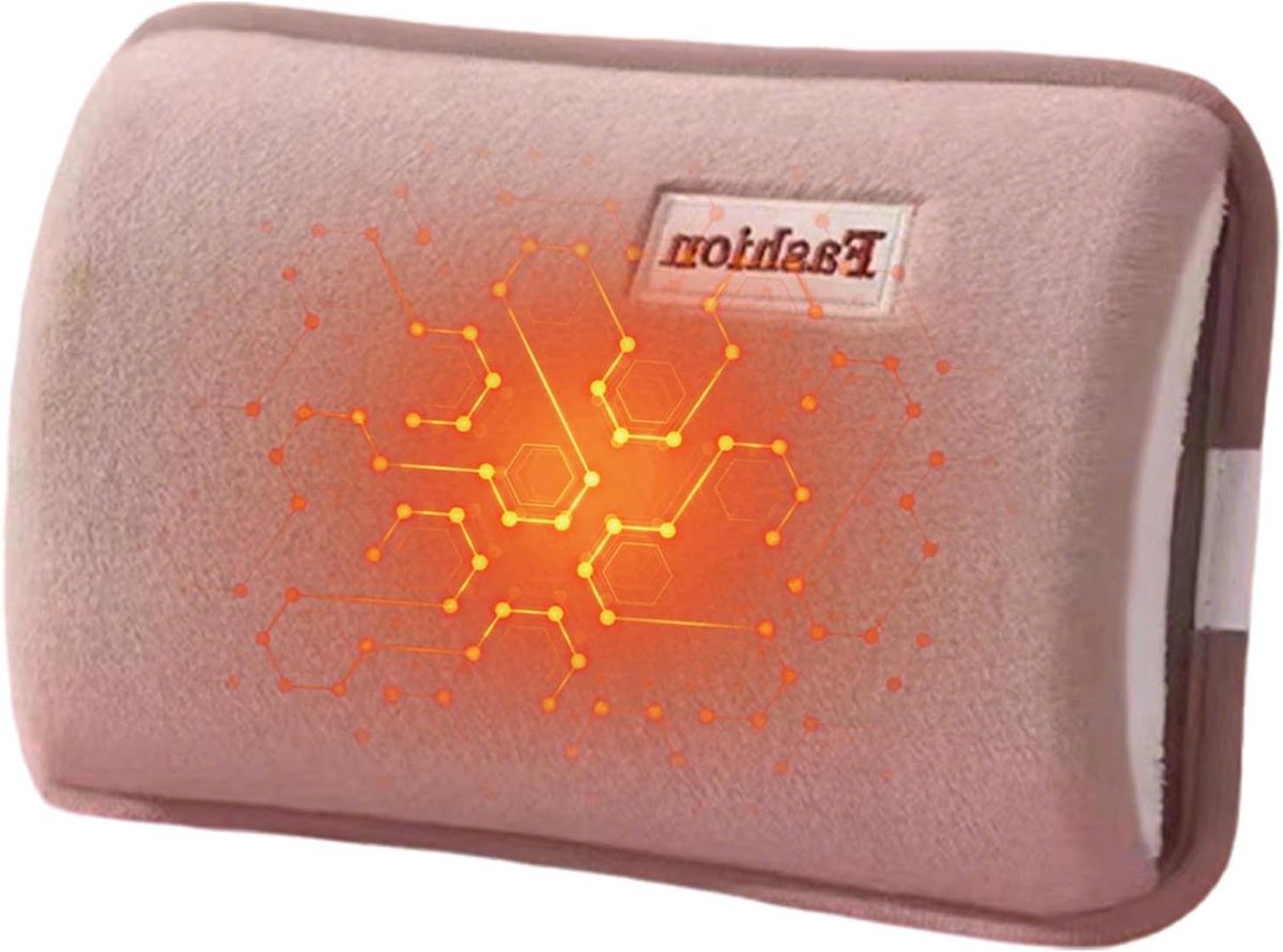 Warmwaterzak - Elektrische kruik - Ontspanning en warmte - Oververhittingsbeveiliging - 27 x 19 cm - Grijs