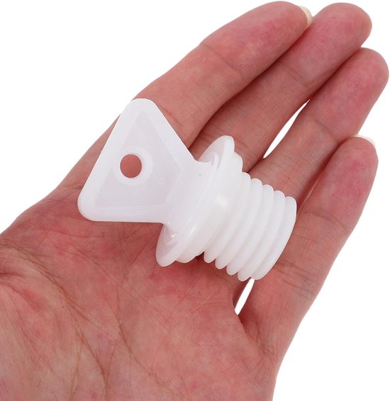 Kruikstoppers - Afsluitpluggen - Warmte en comfort - Lekvrije afsluiting - 12 stuks - Wit — afbeelding 5