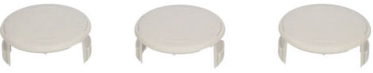 01 02 015 Vervangende spoelkappen, eenvoudig te installeren ABS-spoelkappen 522994001, 3-pack, geschikt voor Ryobi tuinmaaiers