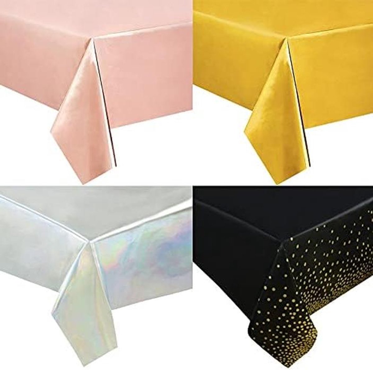 Tafelkleed - Plastic Cover - Feestdecoratie - Kind- en volwassenproof - 274 x 137 cm - Stippen