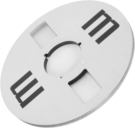 Tape Reel - Opname spoel - Muziek opnemen - Aluminium constructie - 10.5 inch - Zilver — afbeelding 3