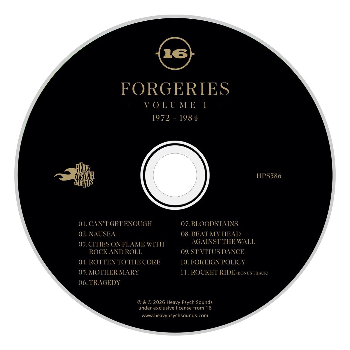 16 - Forgeries Volume 1, 1972-1984 (CD)