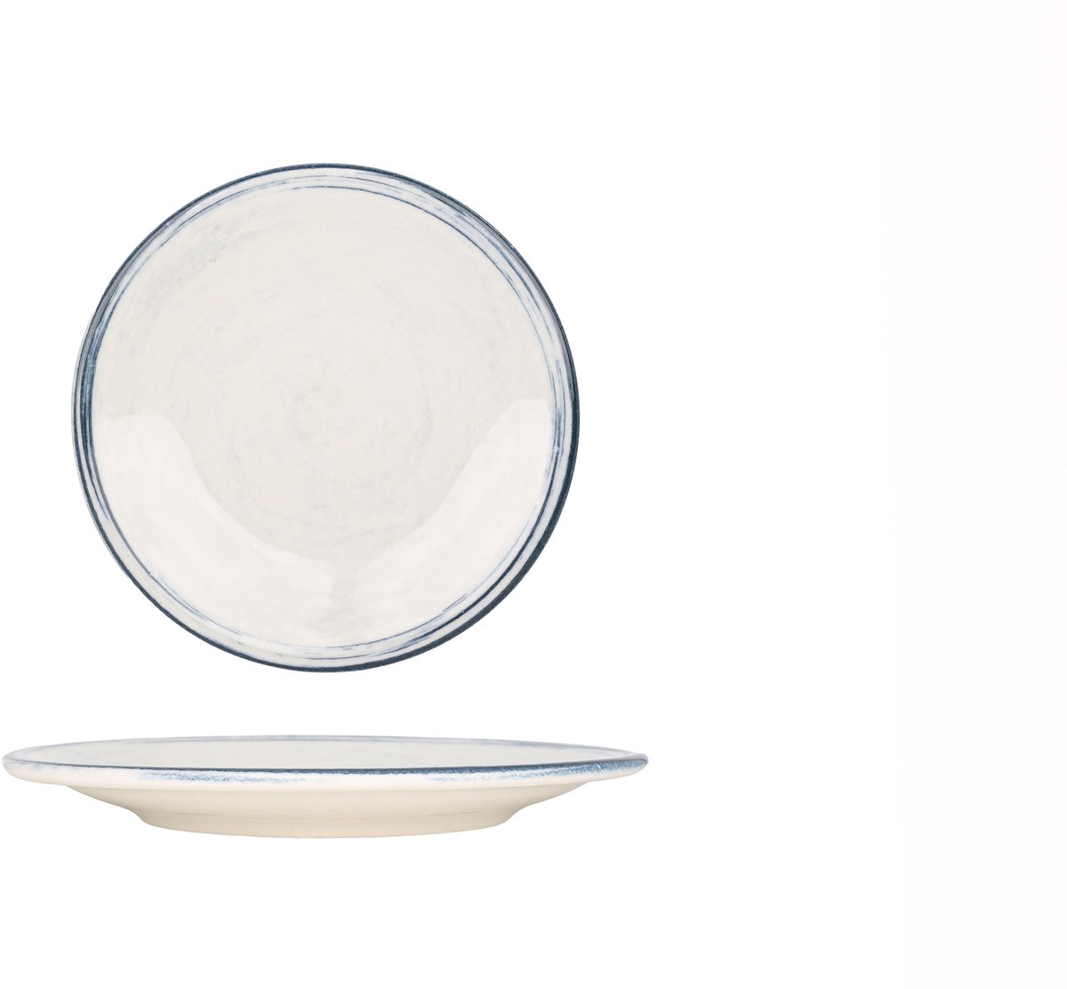 Kütahya Porselen Dessertbord - Frame - Porselein - 21 cm - set van 6