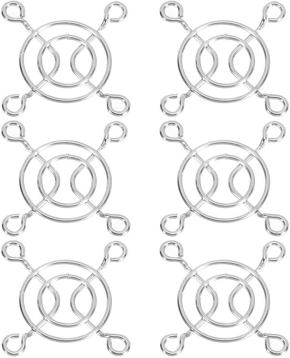 Ventilator Grill - Beschermhoes - Veilige Luchtstroom - Metaal - 40mm - Zilver