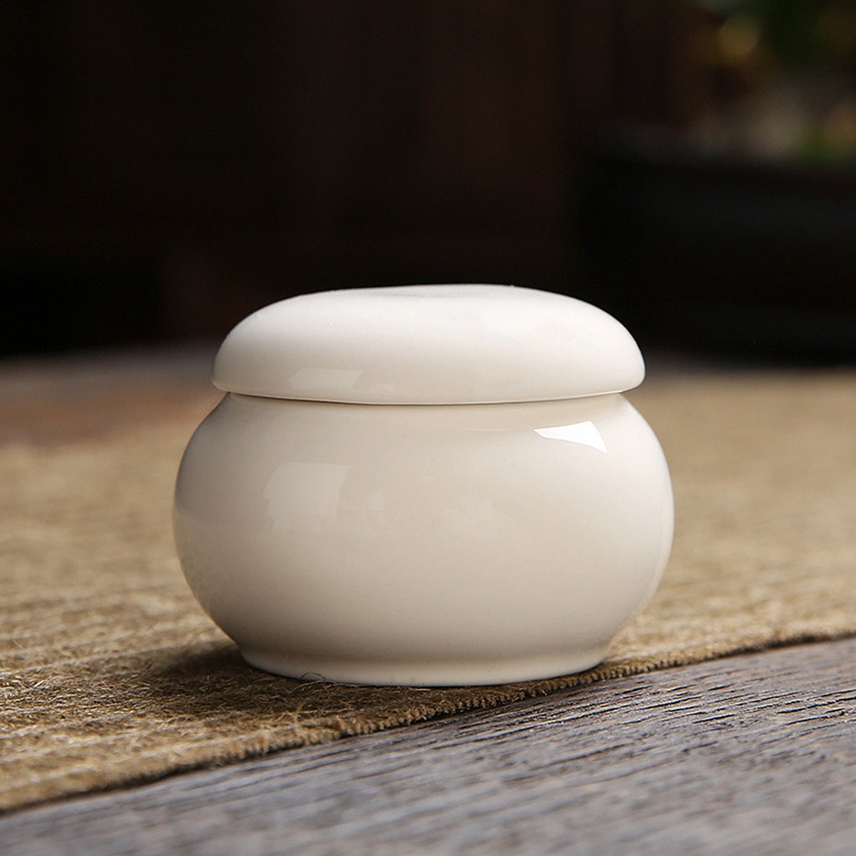 Mini Urn Keramiek - Luxueuze Mini Urn Hond Kat Vogel – Urne – Keramiek – Urnen – Urn Voor Dieren – Urn Hond Overleden – Urn Kat –Wit, groot (50g)