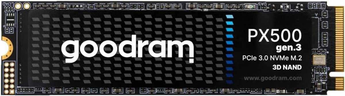 500GB Interne SSD M.2 NVMe PCIe 3.0 | 3200MB/s Lezen, 2400MB/s Schrijven