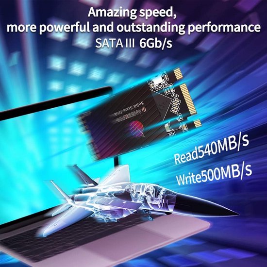 Interne SSD 512GB M.2 2242 - Snelle Solid State Drive voor Laptops en PC — afbeelding 4