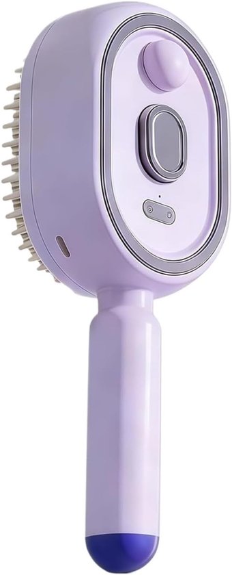 Elektrische Stoomborstel - Luchtkussenkam - Haar Stylen - Stoom Ondersteunde Styling - 21.7 cm - Beige
