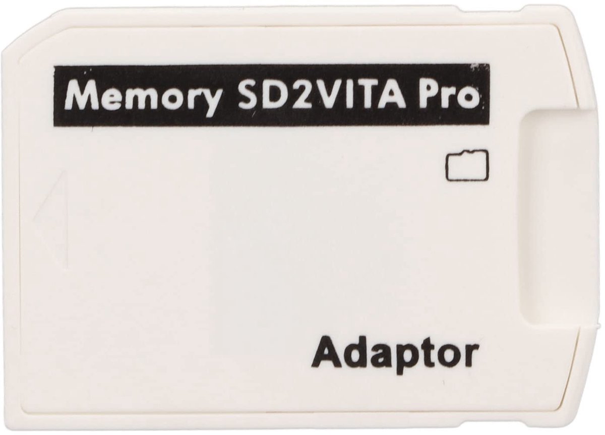 aladdien - Geheugenkaartadapter - SD2 5.0 - Compatibel met 1000 2000 - Wit - Voor HENkaku en Enso Firmware - Ideaal voor PS TV en Gaming