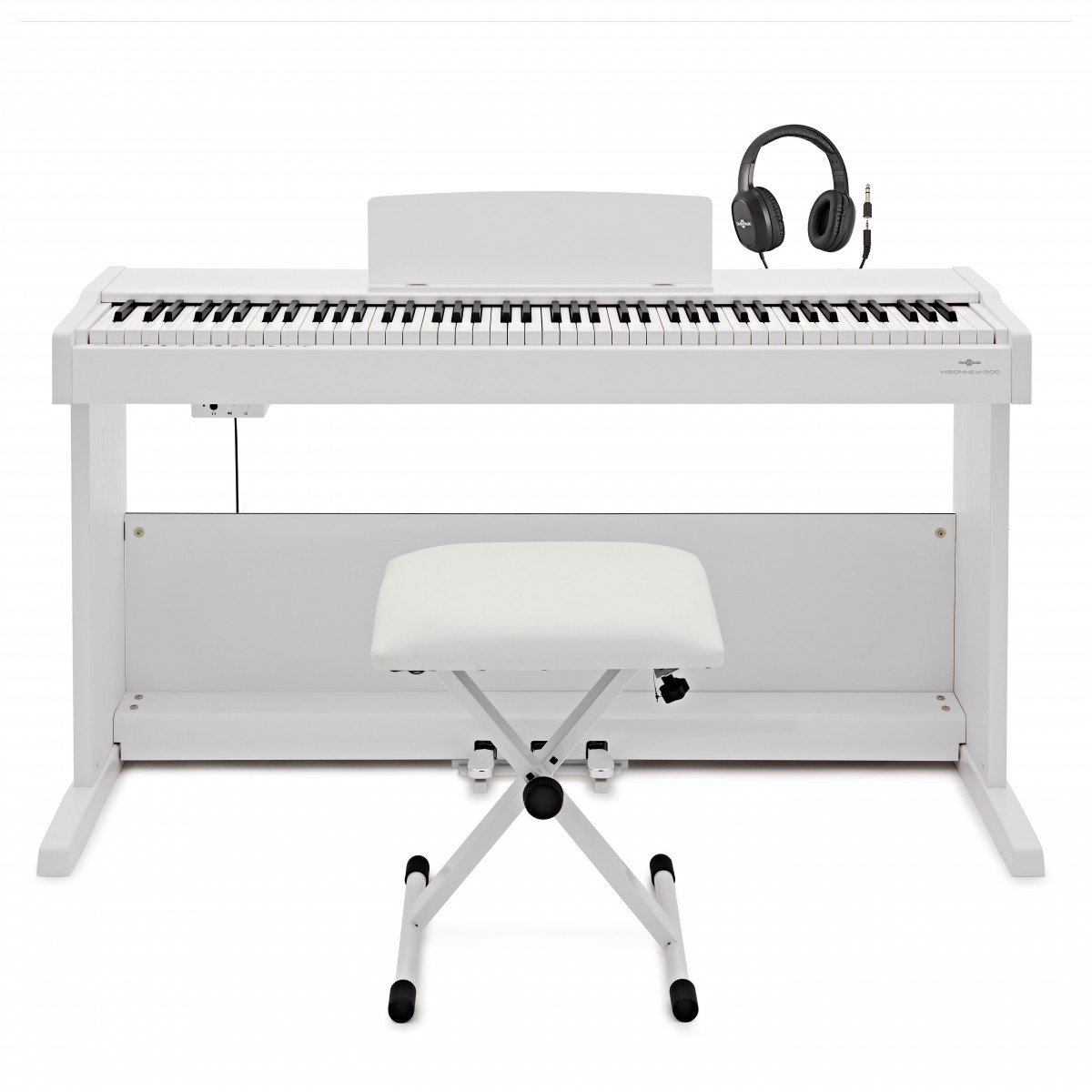 VISIONKEY-500 Digitaal Pianopakket van Gear4music, Wit