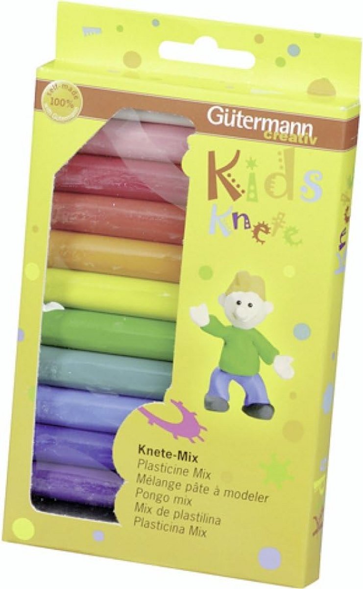 KnorrPrandell Boetseerklei Mix 12 200g, meerkleurig — cadeau in Spellen & Speelgoed - foto 2