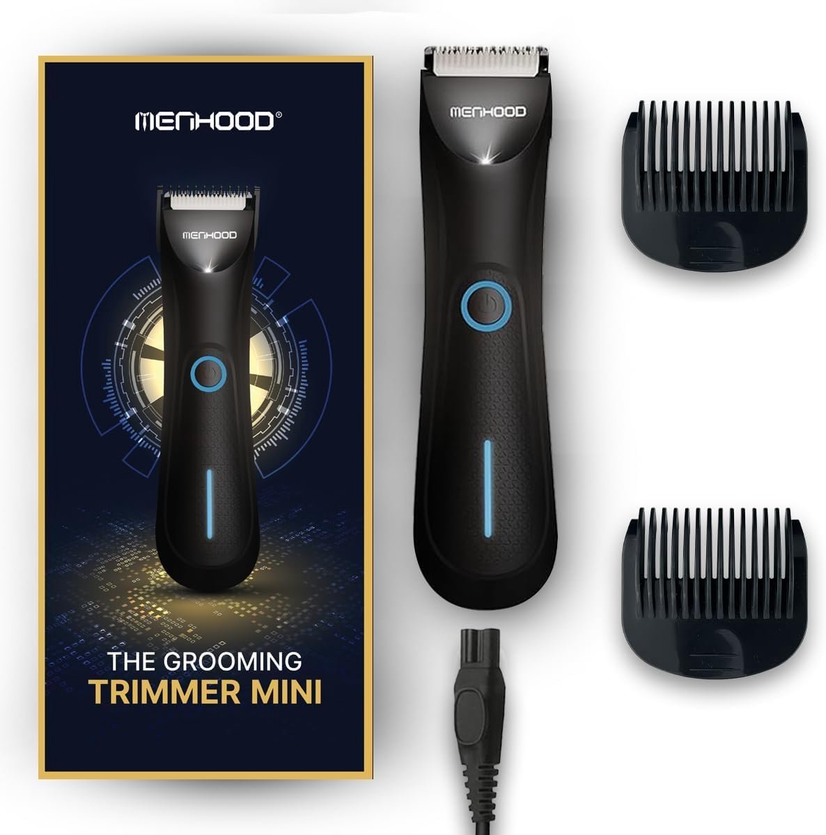 Draadloze Mini Body Trimmer voor Mannen - Huidbeschermend & Waterdicht