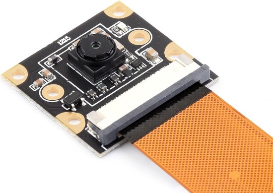 Waveshare IMX219 Camera Module, Compatible with Raspberry Pi 5, 8MP, MIPI-CSI Interface, 79.3°FOV, Comes with Pi5 CSI Flexible Cable 200mm, 3280×2464 Resolution