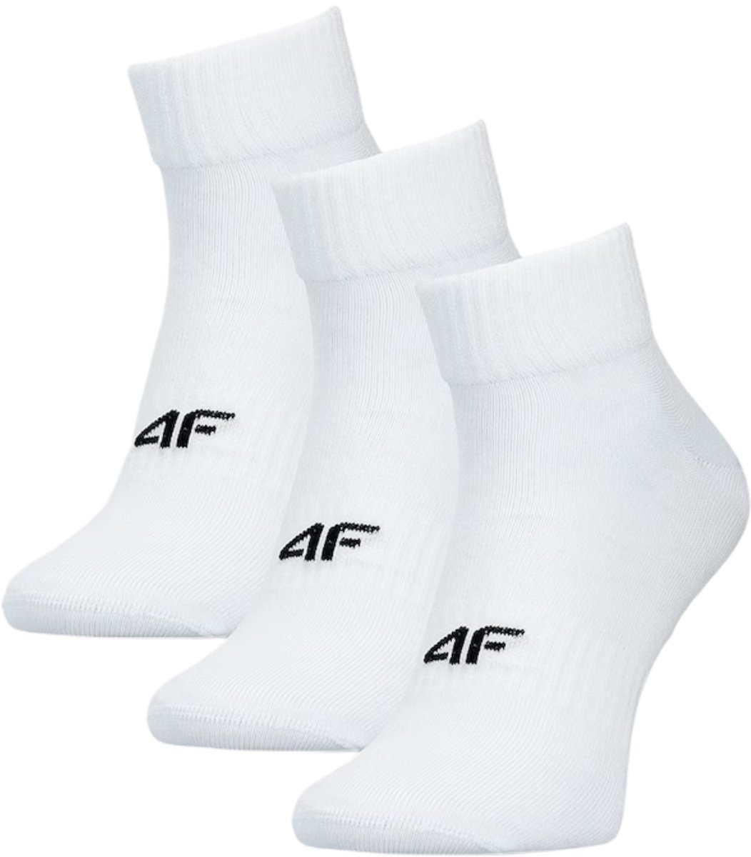4F Sokken 3-pack Wit - Maat 43-46