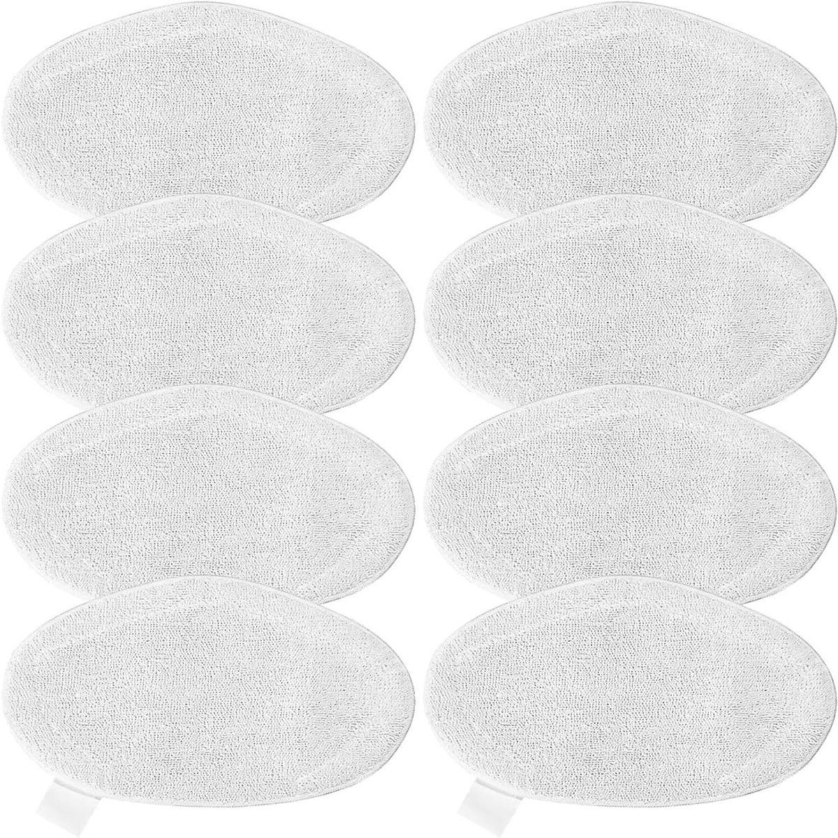 Set van 8 Wasbare Vervangpads voor Stoomreinigers, Geschikt voor SV440, SV400 en SV420