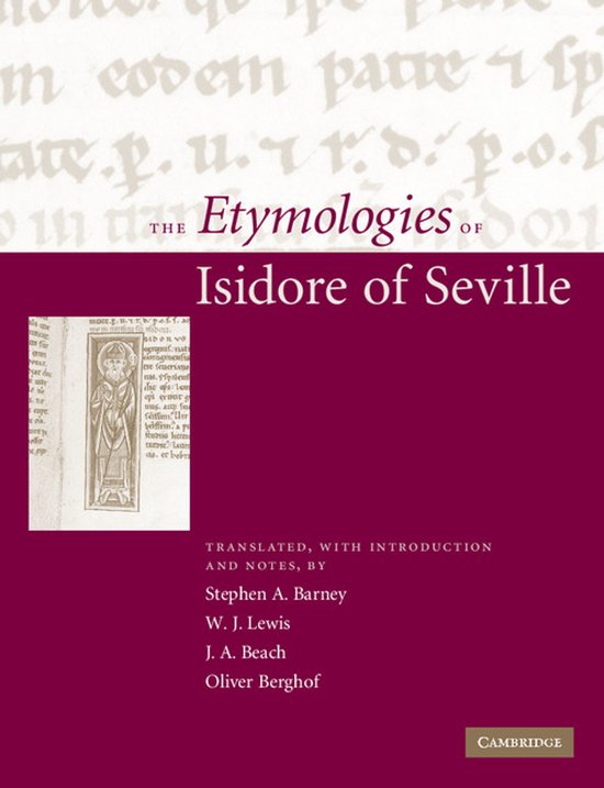 Etymologies Of Isidore Of Seville