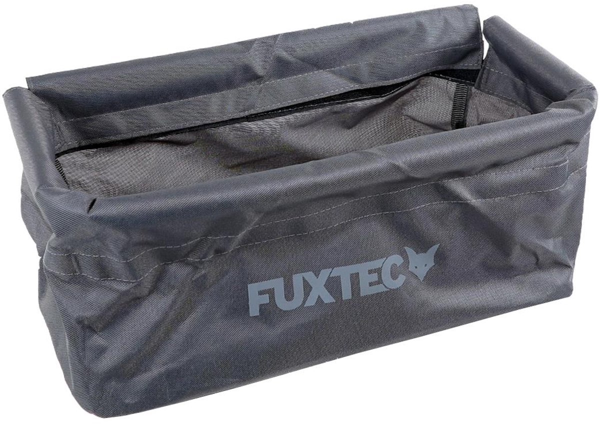 Grijze opvouwbare transportwagen met achtertas FUXTEC City, Wild en Free Cruiser